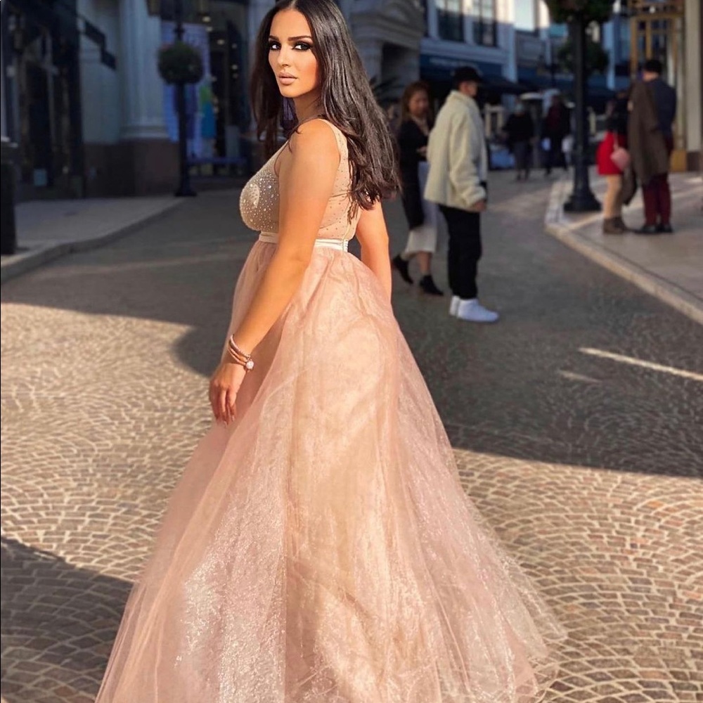 Twirl Me Around Dress - Nude